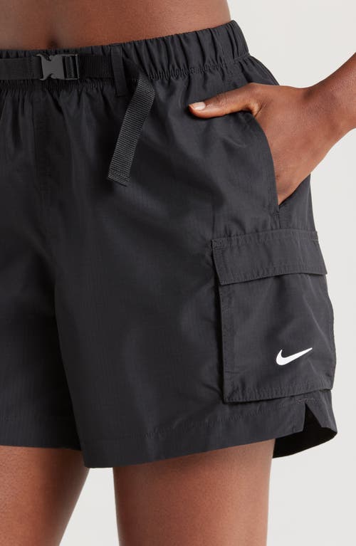 Nike Packable Volley Cover-up Shorts In Black