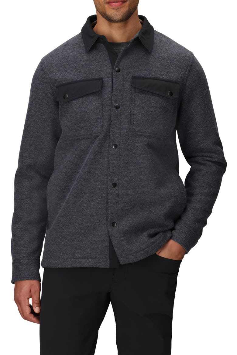 Ranger Shirt Jacket, Main, color, ATLANTIC HEATHER