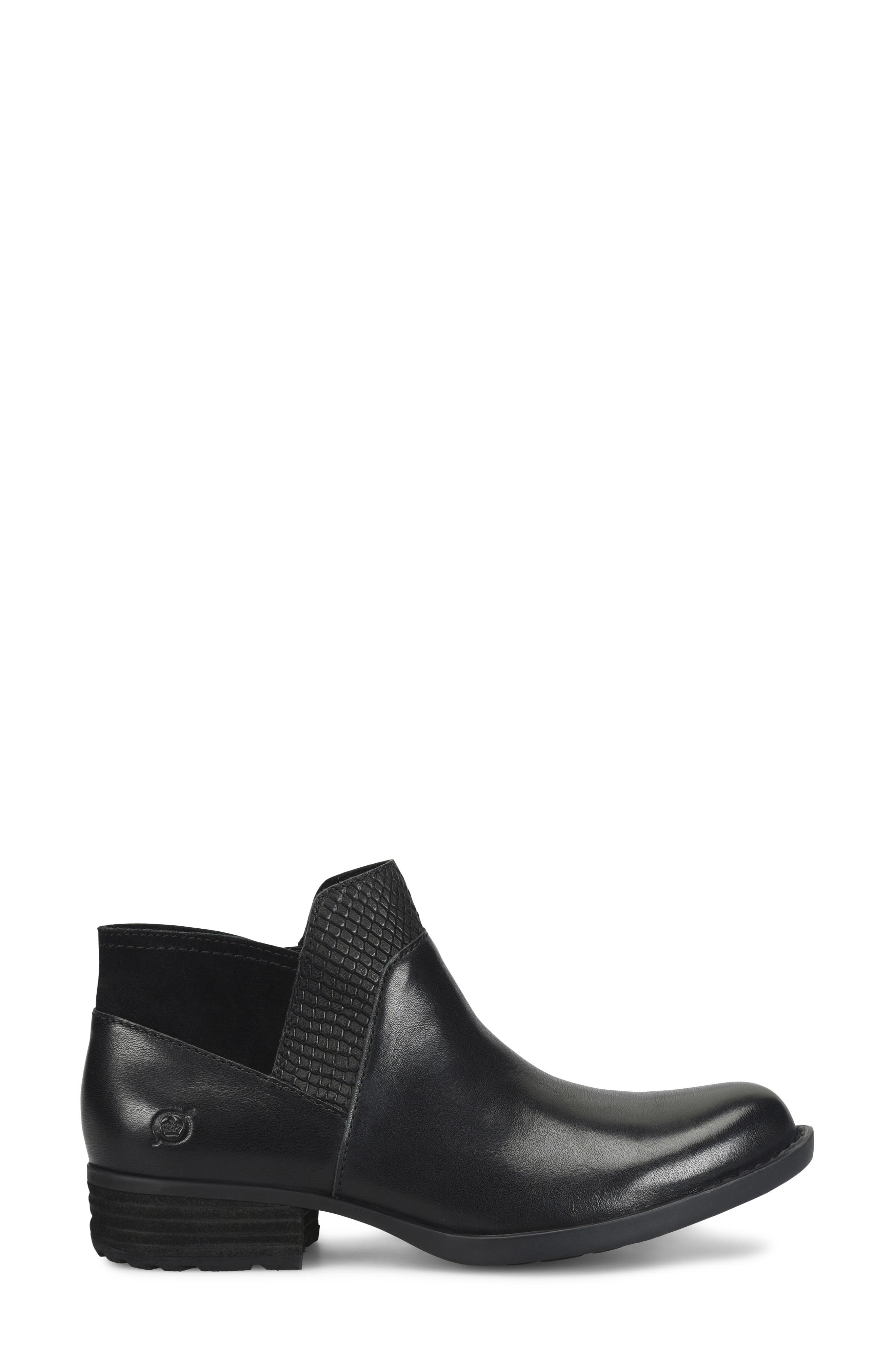 Kinney Leather Bootie, Alternate, color, BLACK COMBO