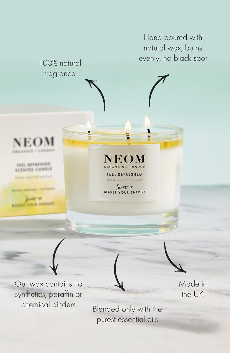 NEOM Feel Refreshed Candle, Alternate, color, 