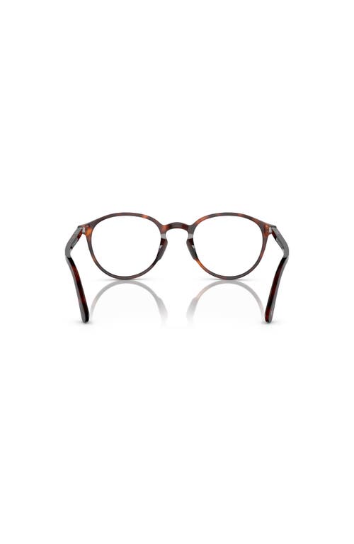Persol 51mm Phantos Optical Glasses In Brown