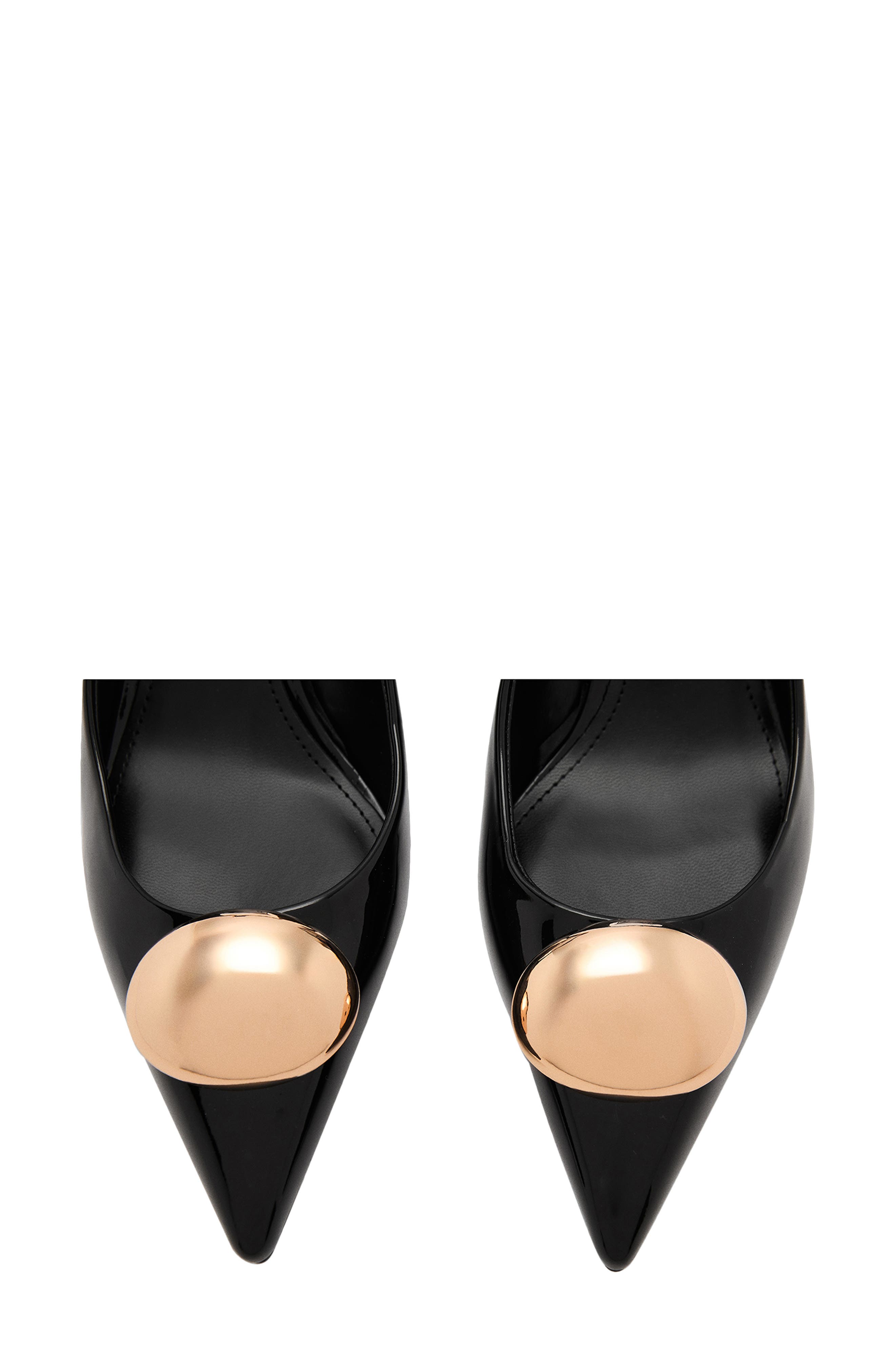 MANGO Pointed Toe Kitten Heel Slingback Pump, Alternate, color, 