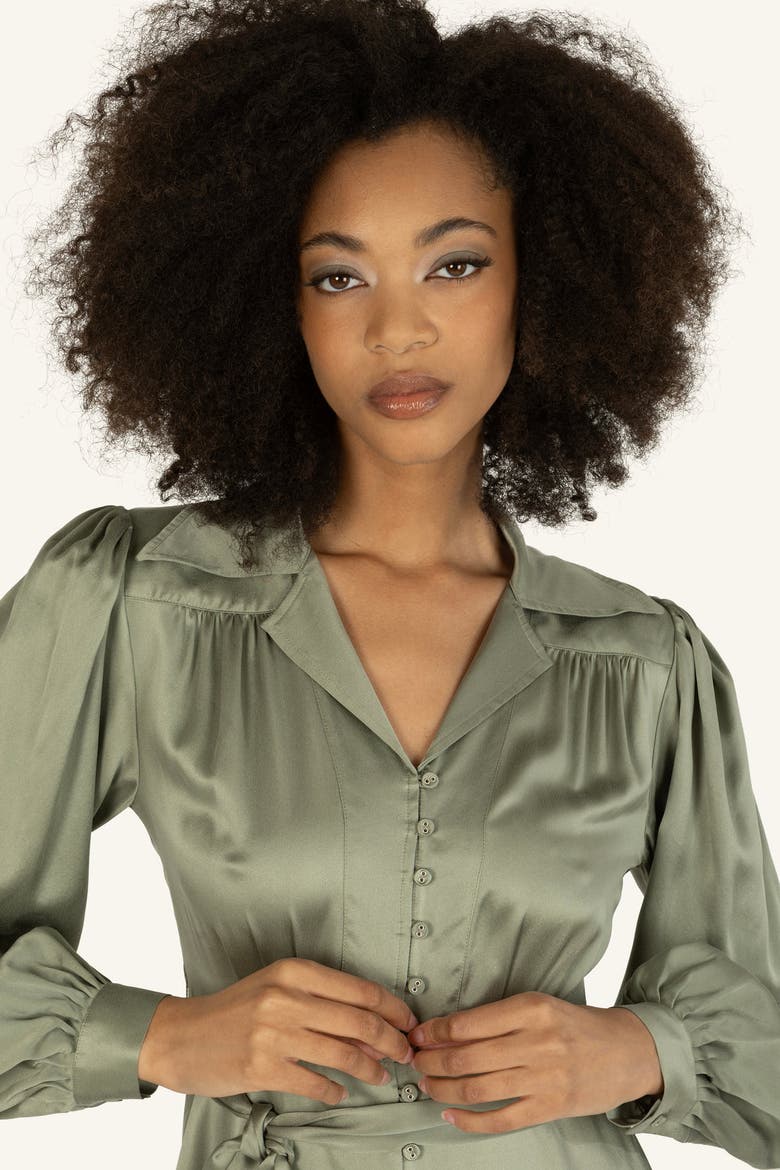 Polly Dress, Alternate, color, Lauren Green