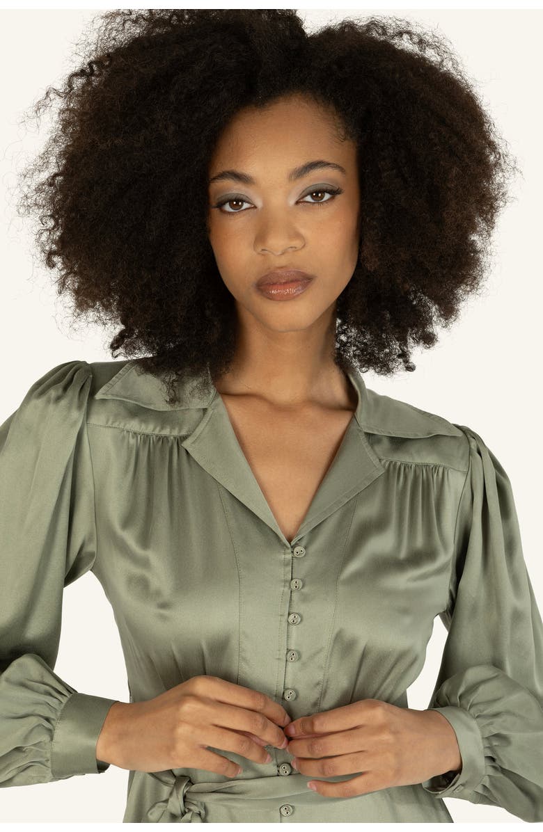 SECRET MISSION Polly Dress, Alternate, color, Lauren Green