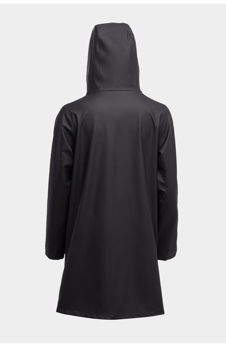 Stutterheim Mosebacke Lightweight Raincoat, Alternate, color, Black