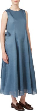 Max Mara Aquile Sleeveless Midi Dress