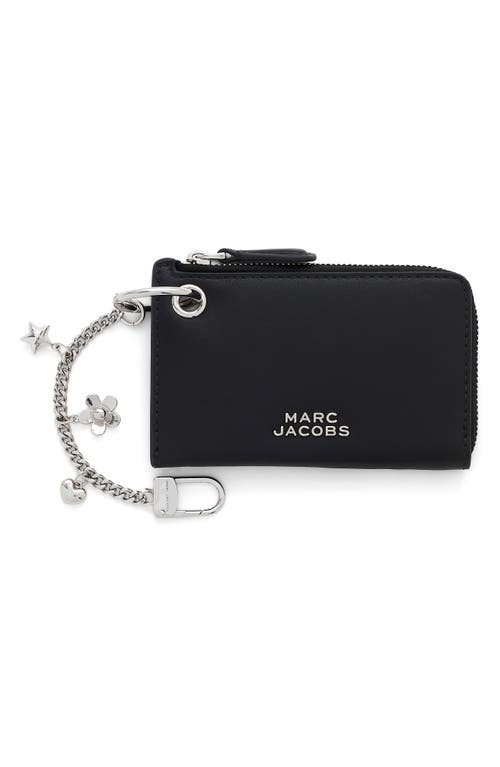 Marc Jacobs The Everyday Top Zip Charm Wallet In Black
