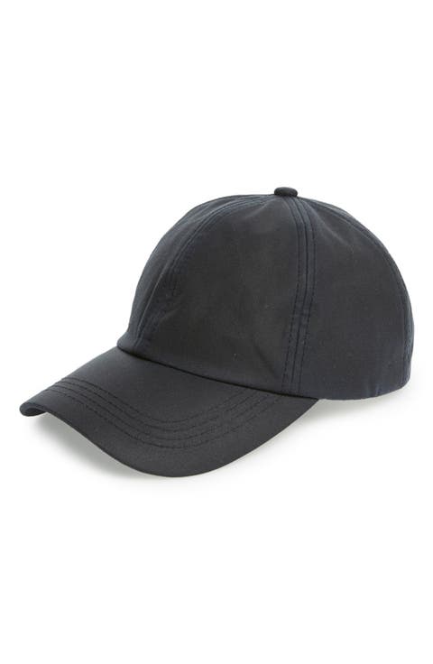 Waxed Cotton Baseball Cap