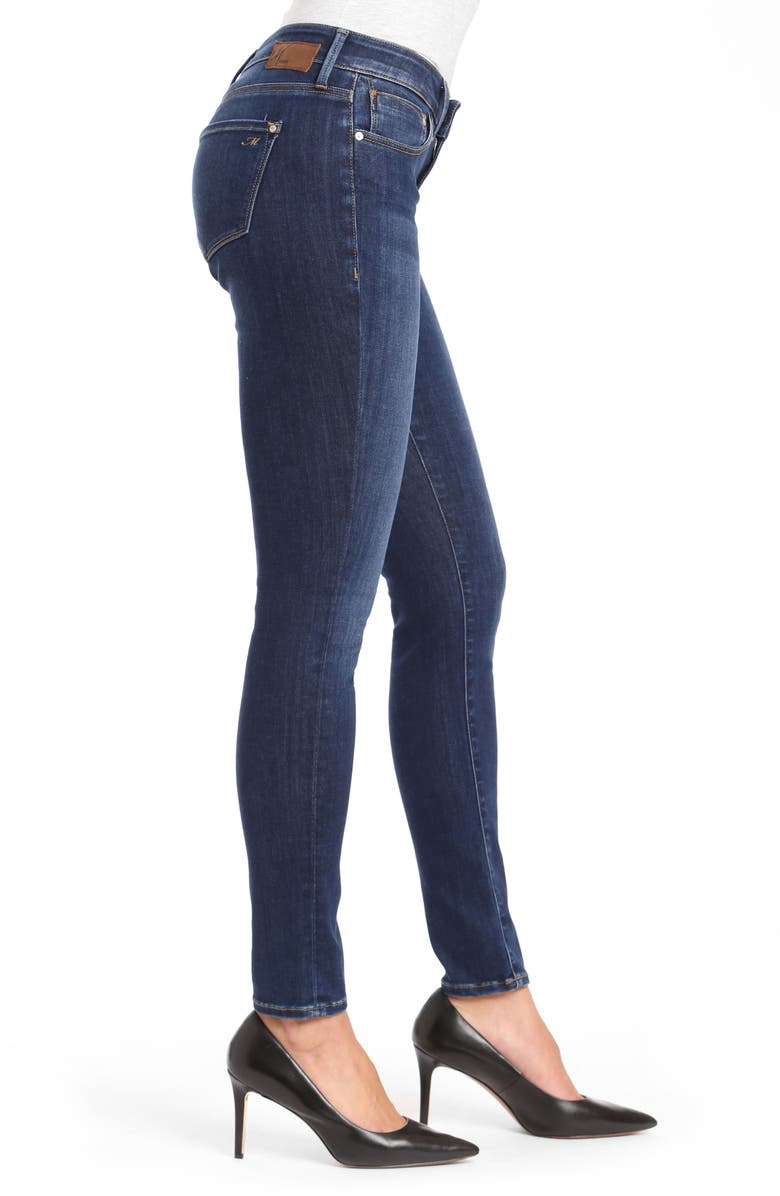 Mavi Jeans Alexa Supersoft Skinny Jeans, Alternate, color, Dark Supersoft