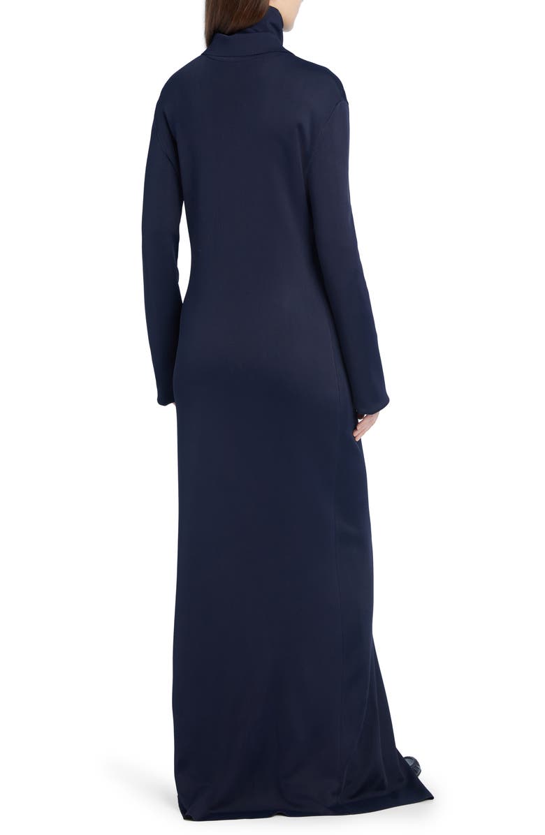 The Row Carmello Slinky Jersey Cardigan Dress, Alternate, color, 