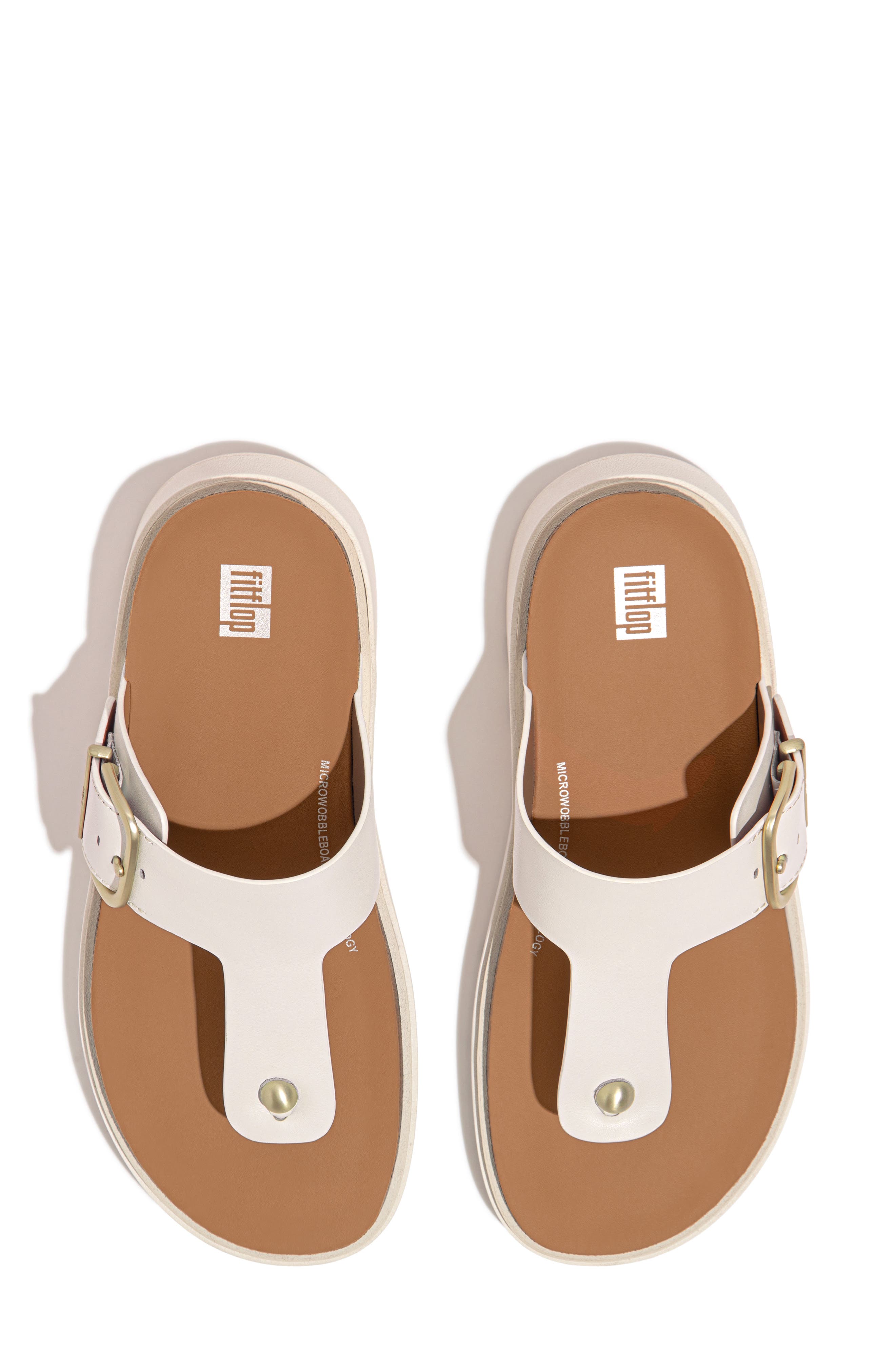 Gen-FF Buckle Platform Flip Flop, Alternate, color, URBAN WHITE