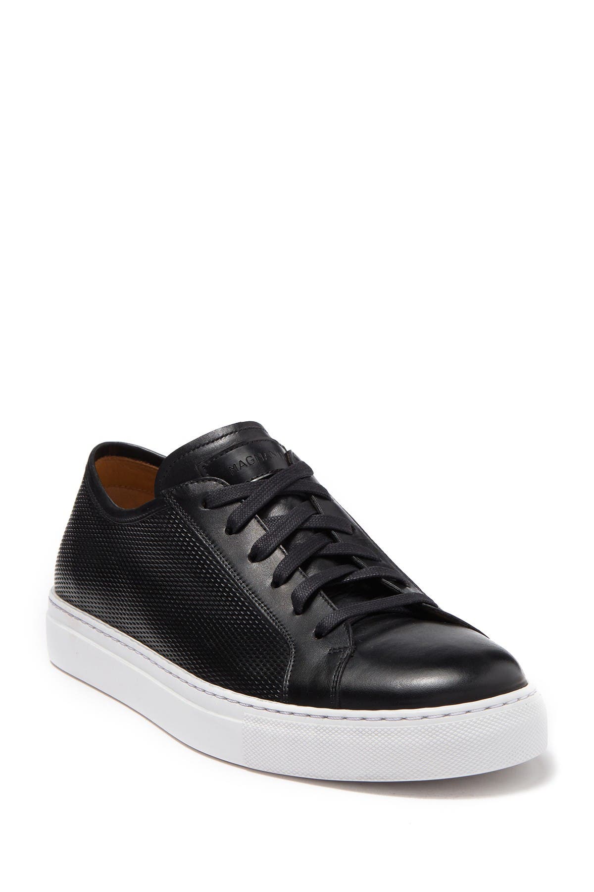 Magnanni Tango Leather Sneaker, Main, color, 