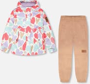 Deux par Deux Two-Piece Mid-Season Heart Outerwear Set