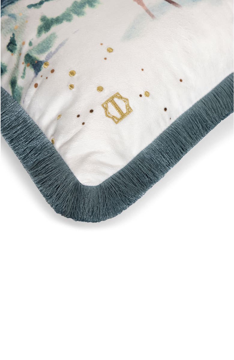 Togas Snowy Decorative Pillow, Alternate, color,