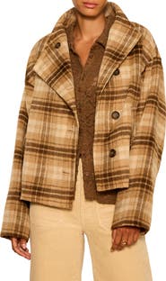 Sanctuary Avery Plaid Asymmetric Jacket