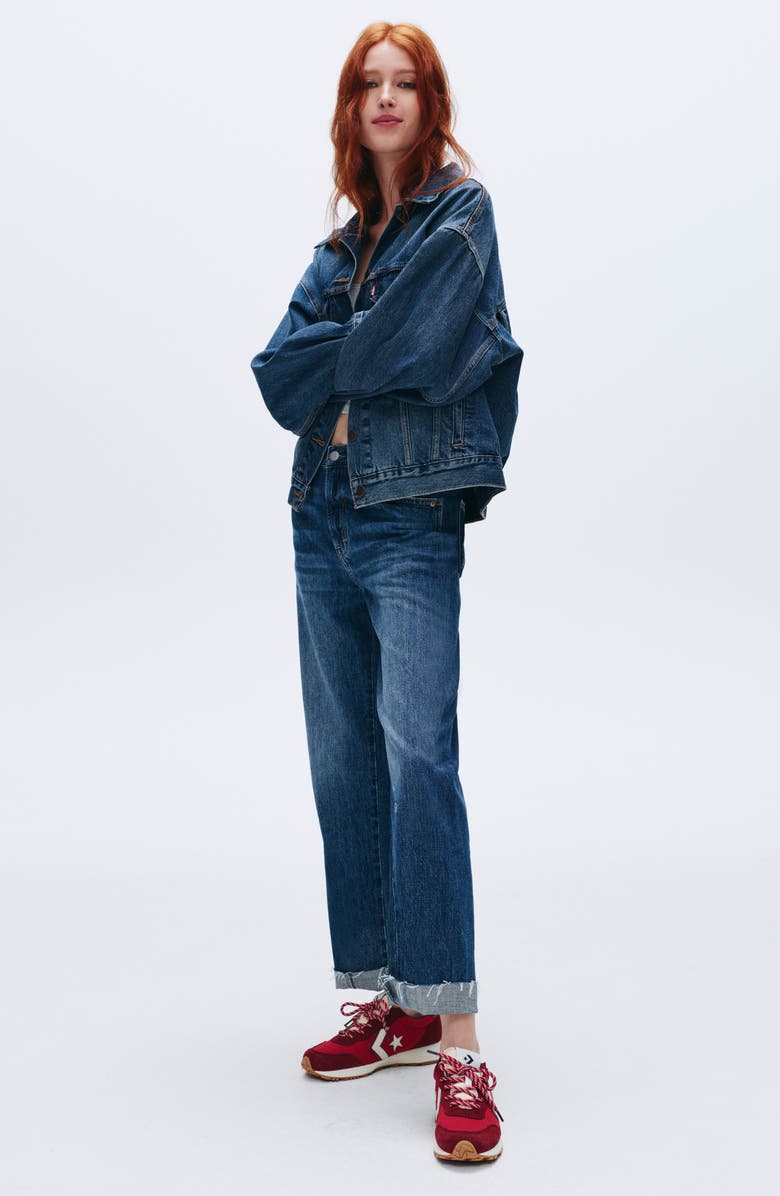 Pistola Kacey Cuffed High Waist Boyfriend Jeans, Alternate, color,