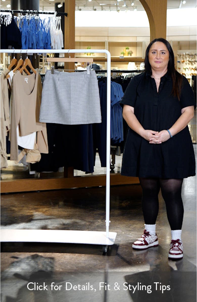 Falo Houndstooth Check Miniskirt, sales video thumbnail