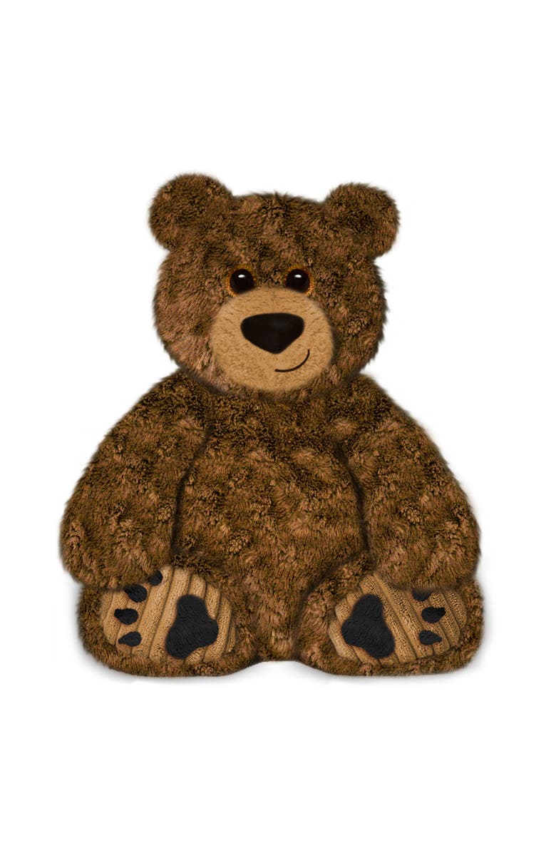 First & Main 10 Inch Grizzles Bear Plush, Main, color, Brown
