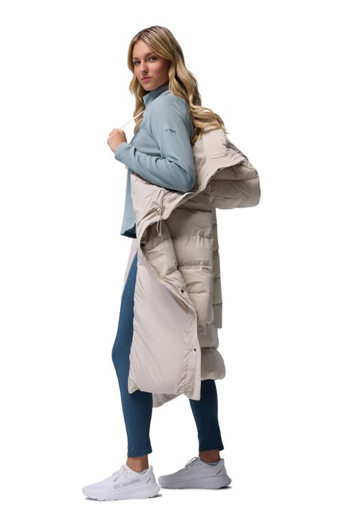 Columbia Amaze Water Repellent 650 Fill Power Down Puffer Coat In White