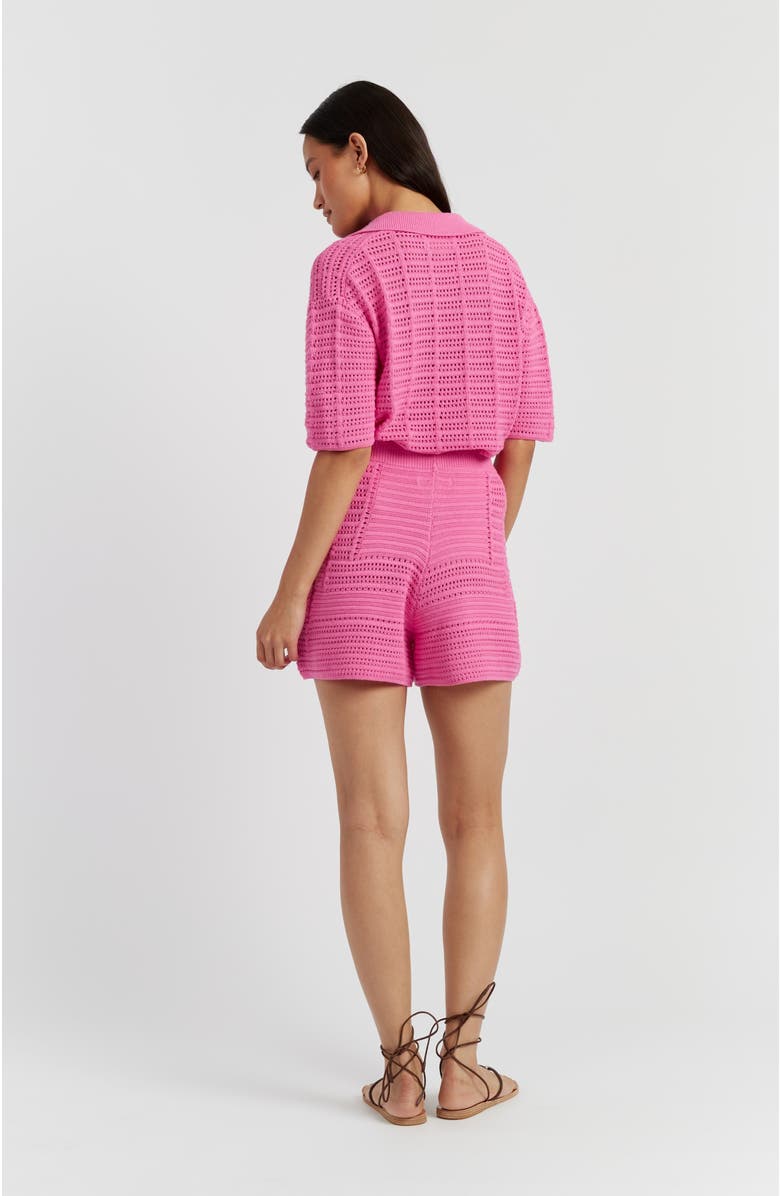 Chinti
Parker Cotton Crochet Shirt, Alternate, color, Pink