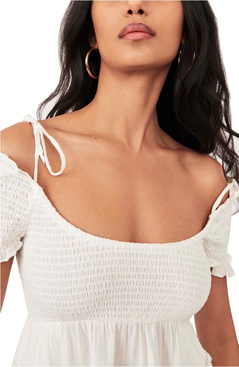 Free People free-est Happy with You Cold Shoulder Minidress, Alternate, color,