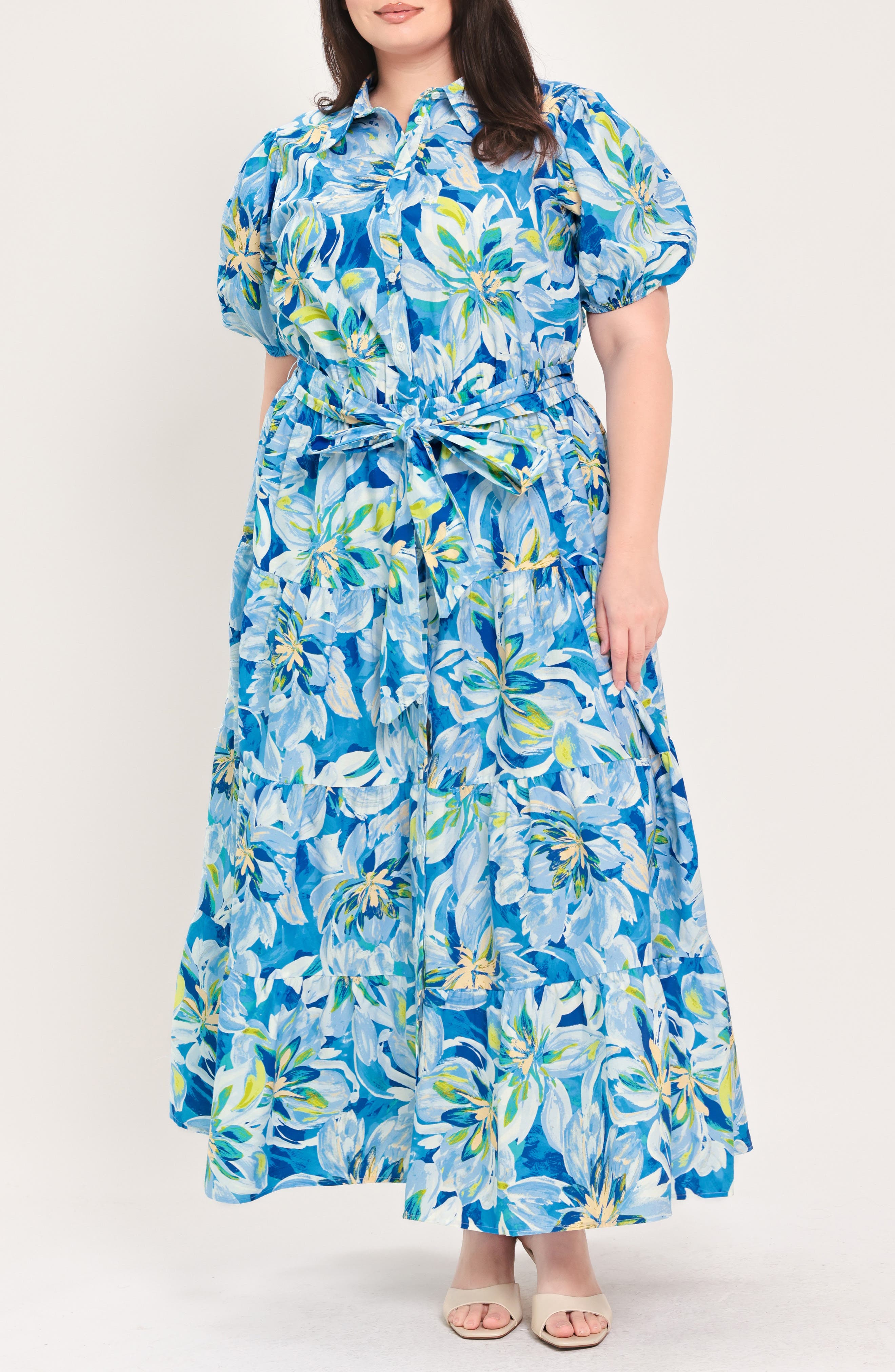 FLYING TOMATO Printed Maxi Dress