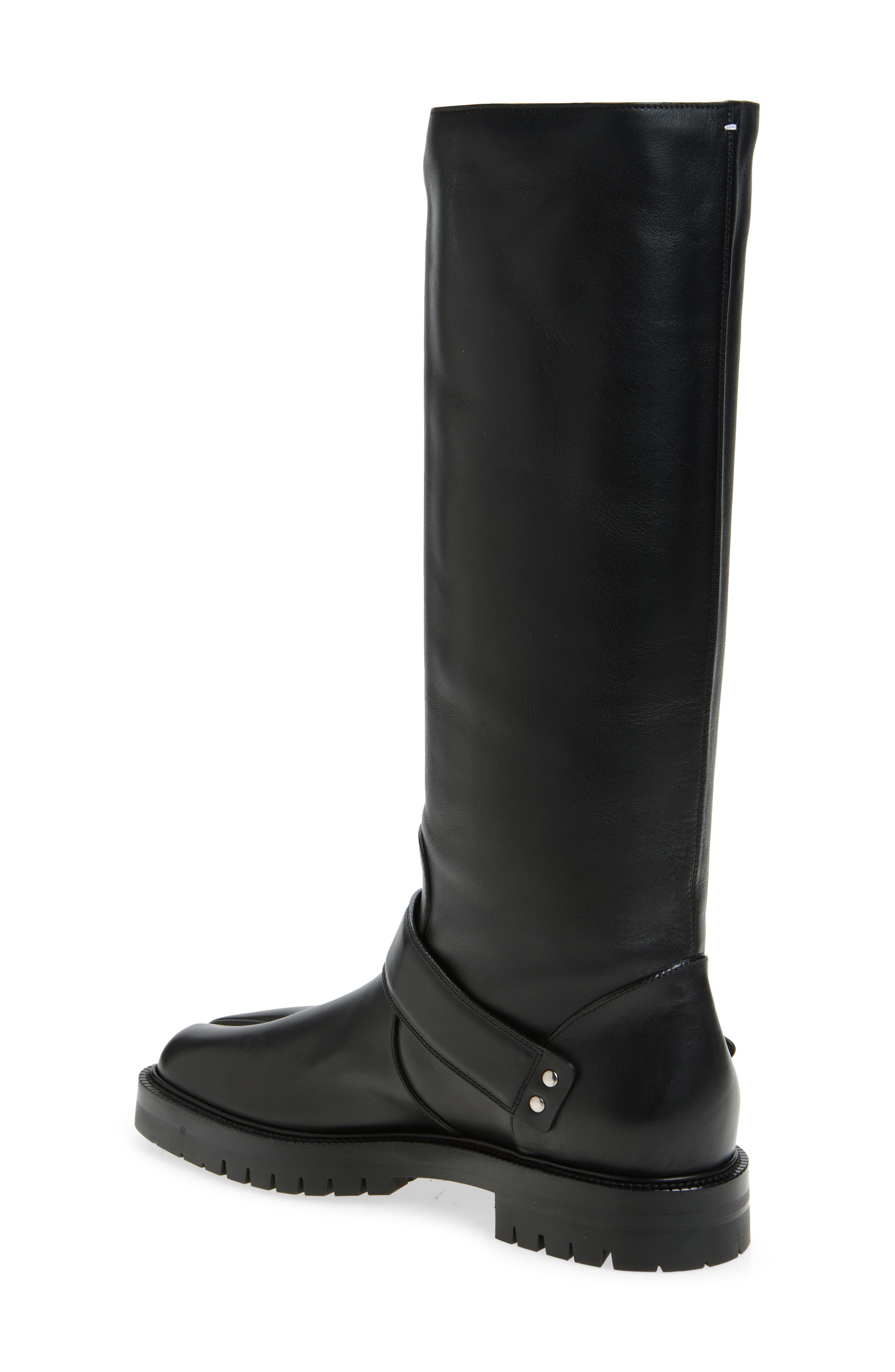 Maison Margiela Tabi County Knee High Boot, Alternate, color, Black