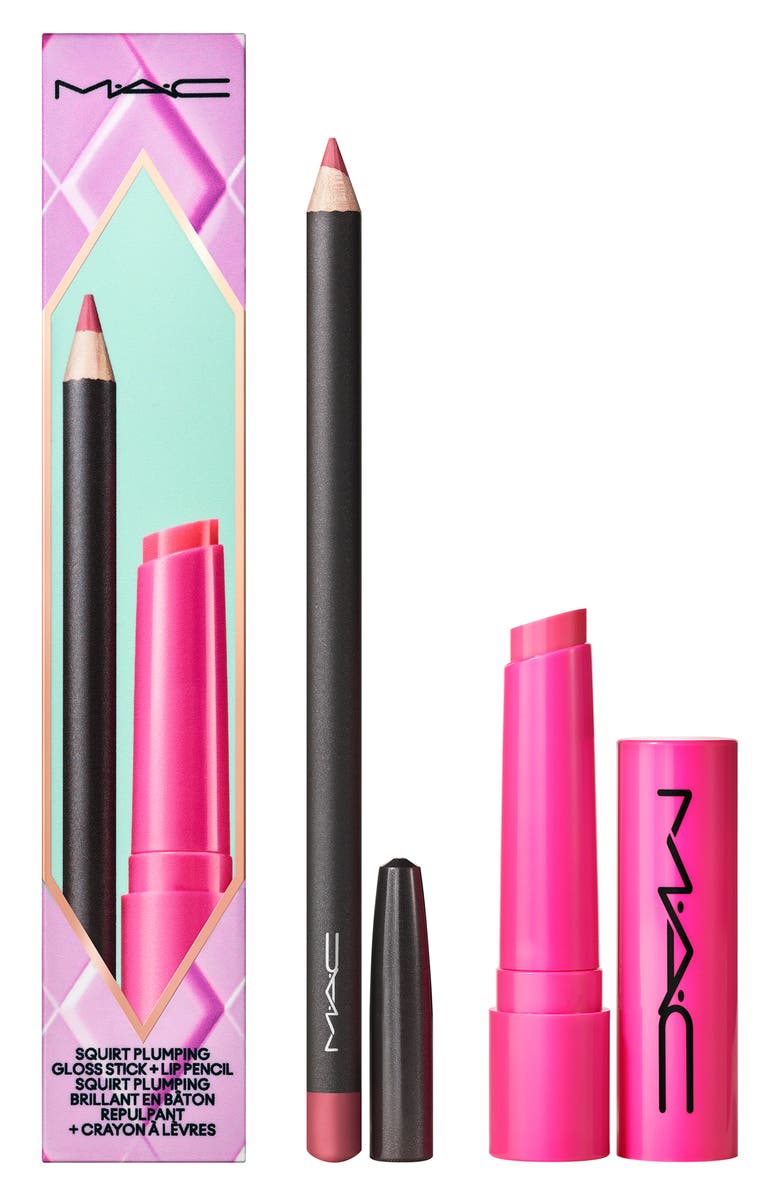 MAC Cosmetics Anythings Possible Lip Liner & Lip Gloss Gift Set $51 Value, Main, color,