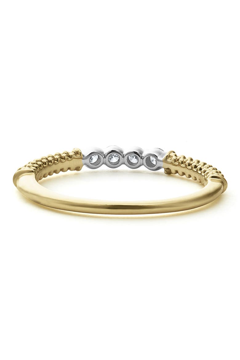 Superfine Signature Caviar Diamond Stacking Ring, Alternate, color, GOLD DIAMOND