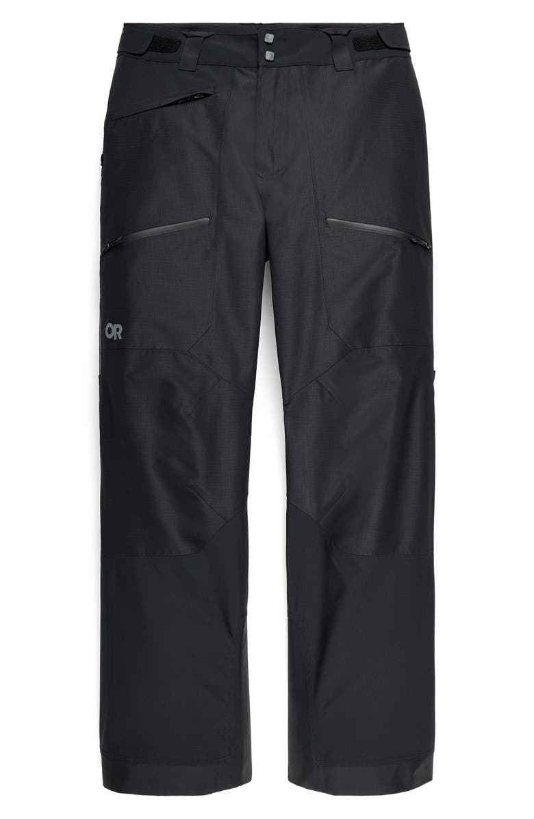 Outdoor Research Powderverse Snow Pants, Alternate, color, Black
