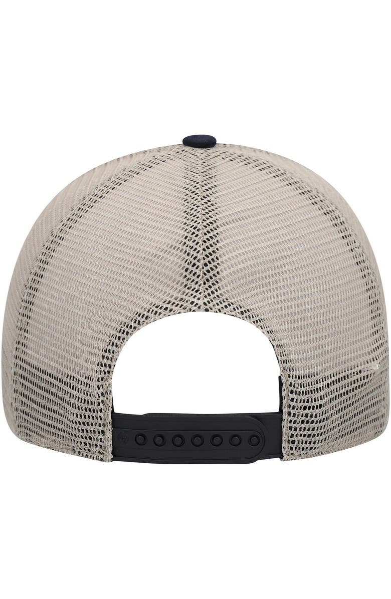 '47 Men's '47 Black/Tan San Francisco Giants Four Stroke Clean Up Trucker Snapback Hat, Alternate, color, Black