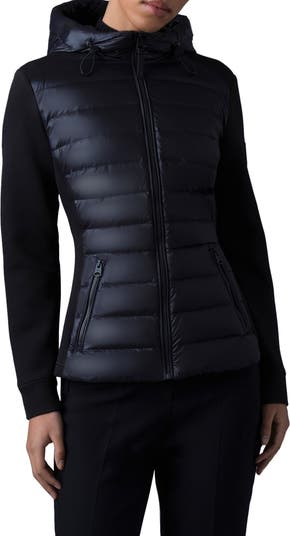 Mackage Della Mixed Media Down Puffer Jacket | Nordstrom Mackage Della Mixed Media Down Puffer Jacket | Nordstrom