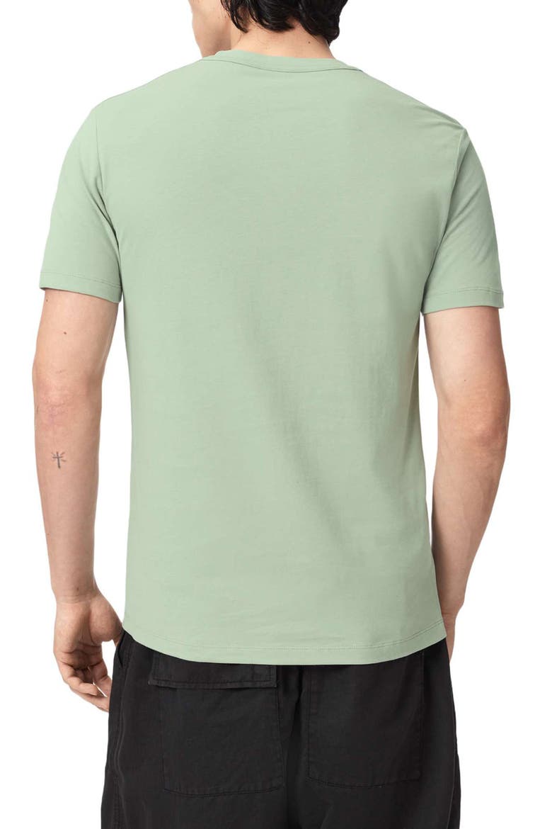 Brace Cotton T-Shirt, Alternate, color, CELADON GREEN