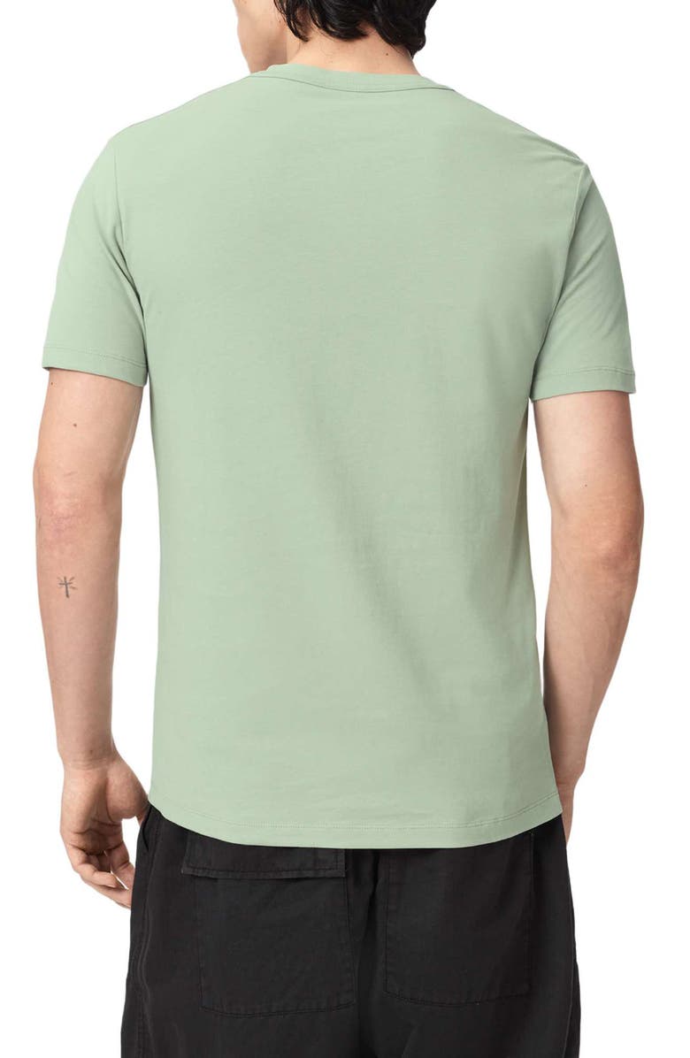 AllSaints Brace Cotton T-Shirt, Alternate, color, Celadon Green