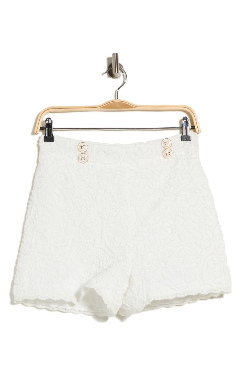 Ashley Lace Shorts, Alternate, color, WHITE LACE