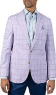 TailorByrd Mélange Yarn Dyed Windowpane Sport Coat