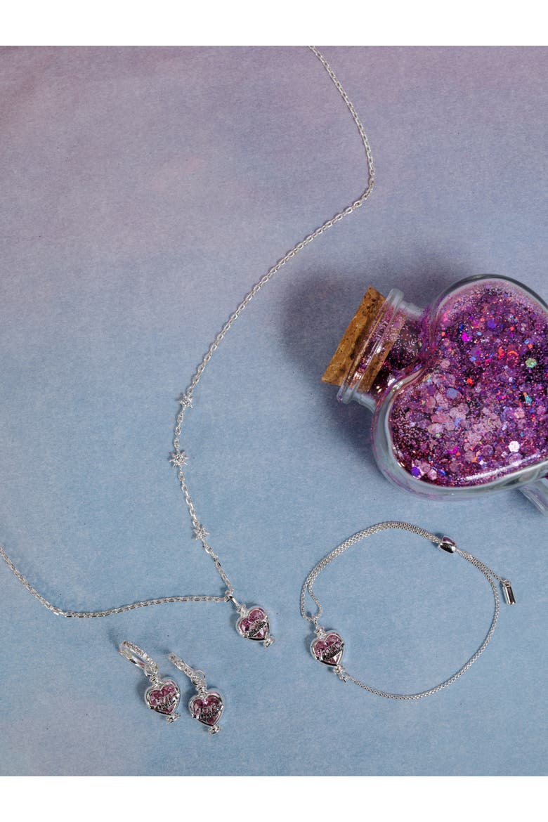 Harry Potter Love Potion Crystal Pendant Necklace, Alternate, color, Silver
