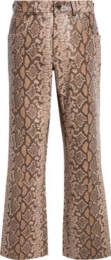 MIDNIGHT RODEO Mr Leather Flare Leg Pants