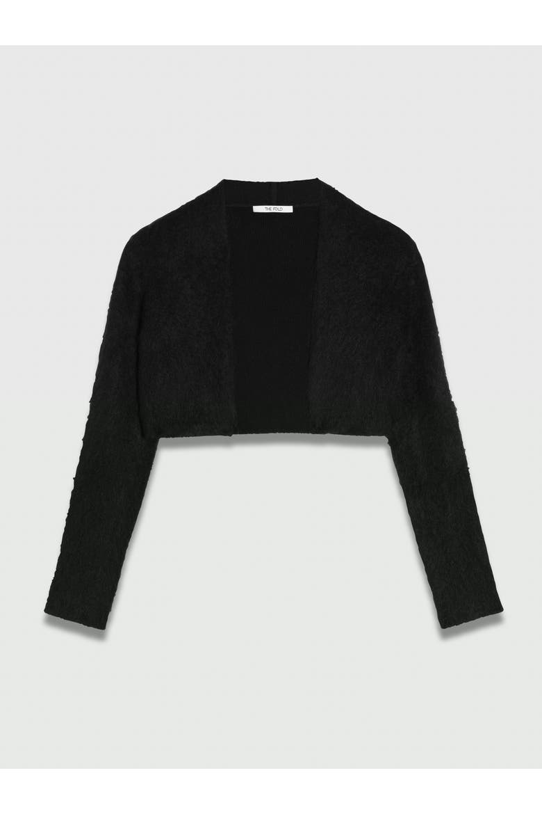 Featherweight Evening Bolero Cardigan, Alternate, color, Black