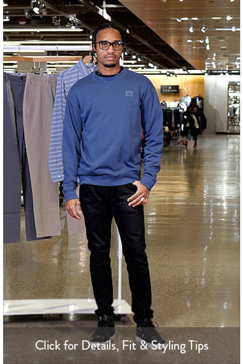 Cotton French Terry Crewneck Sweatshirt video
