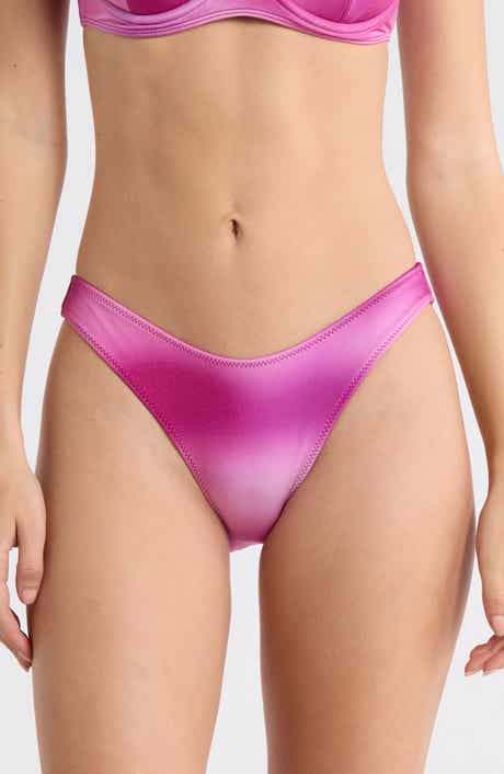 Eden Shine High Cut Bikini Bottoms