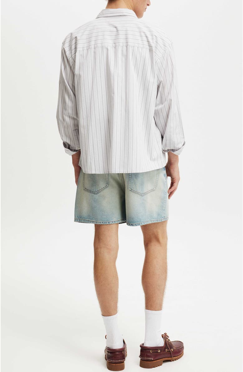 Cotton On Men's Denim Short Short, Alternate, color, Halen Blue