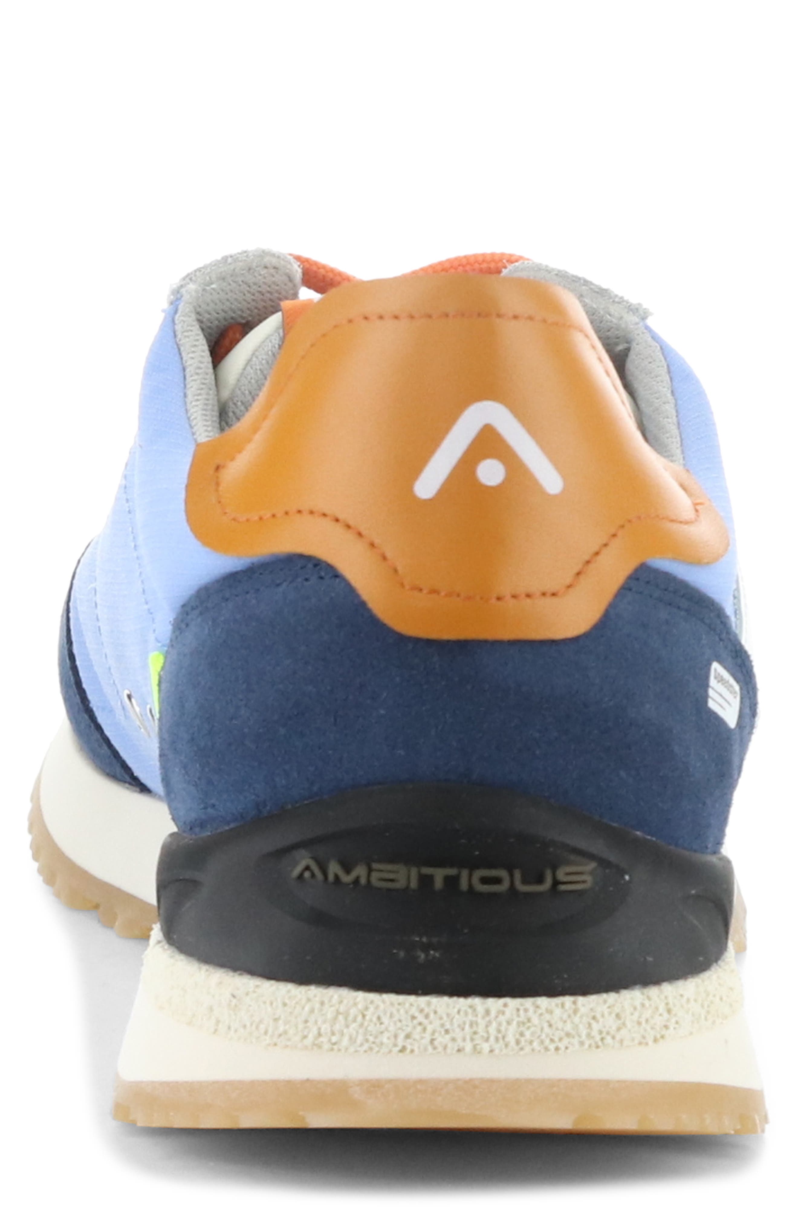 Ambitious 13853 Low Top Sneaker, Alternate, color, Blue/ Orange