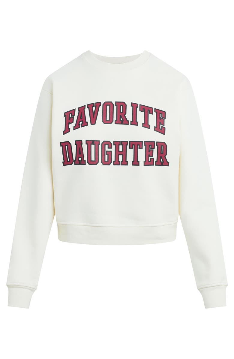 Favorite Daughter Collegiate Cotton Blend Sweatshirt, Main, color, 