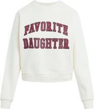 Favorite Daughter Collegiate Cotton Blend Sweatshirt