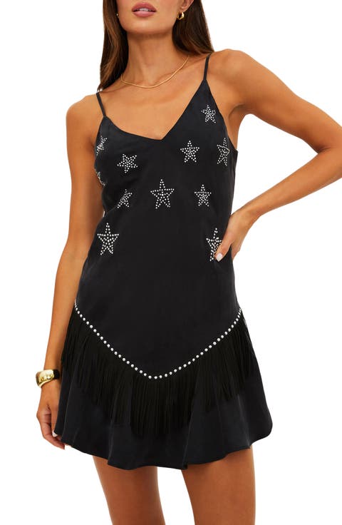 Rowan Beaded Star Detail Cover-Up Minidress