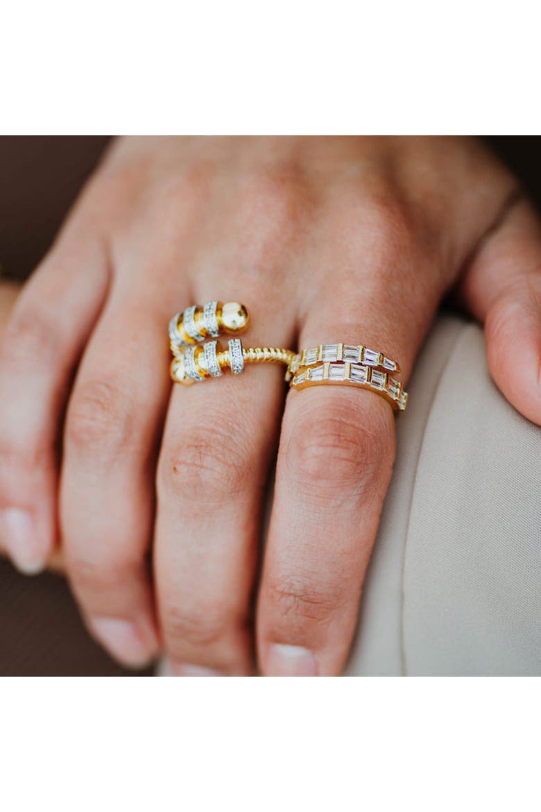 Seraphine Wrap Ring, Alternate, color, Gold