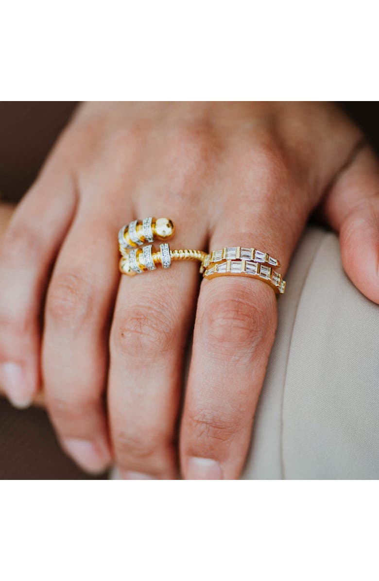 Ivy & Pearl Co. Seraphine Wrap Ring, Alternate, color, Gold