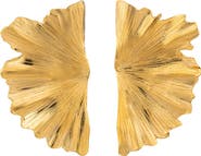 CHRISTINA CARUSO Ginkgo Leaf Earrings