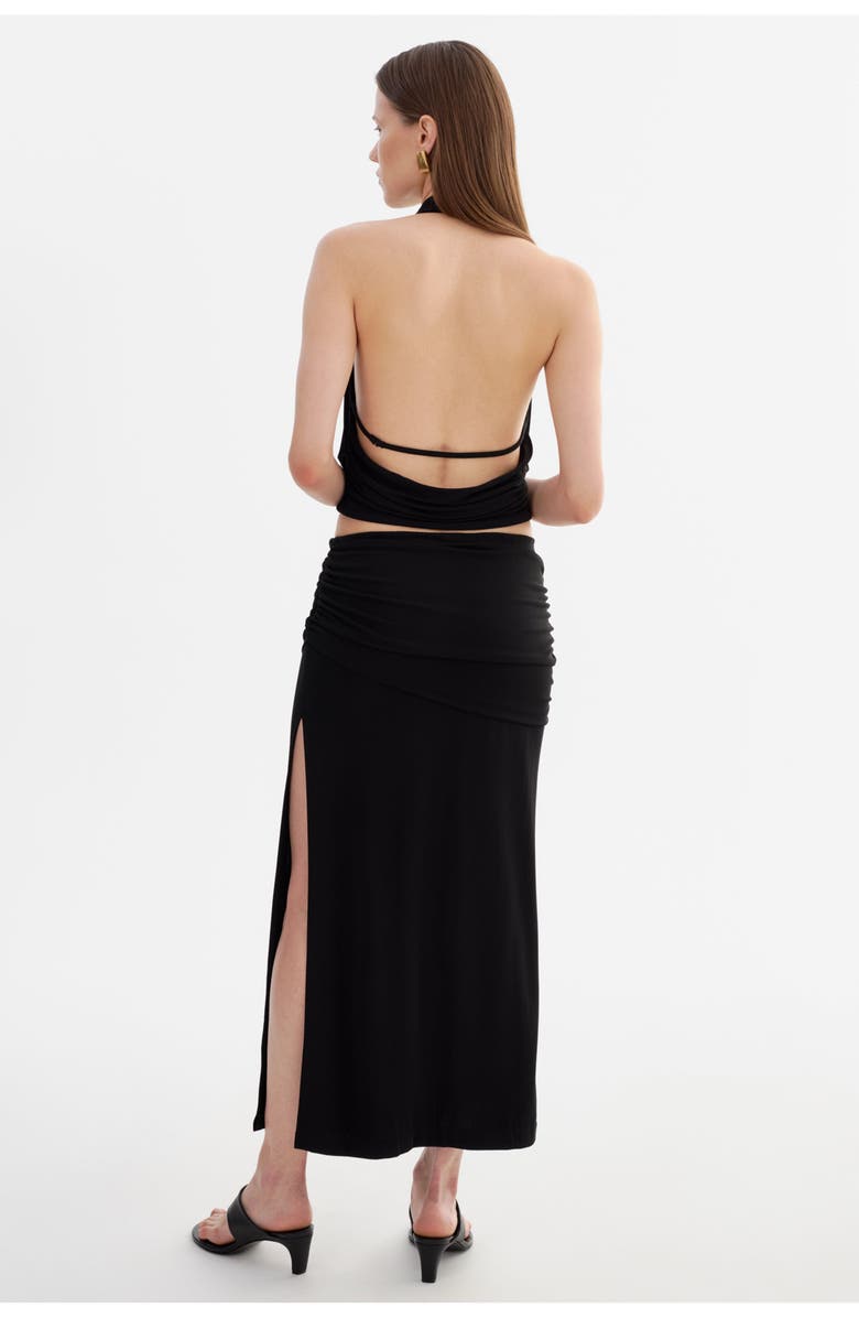 LAMARQUE Lilou | Midi Knit Skirt, Alternate, color, Black